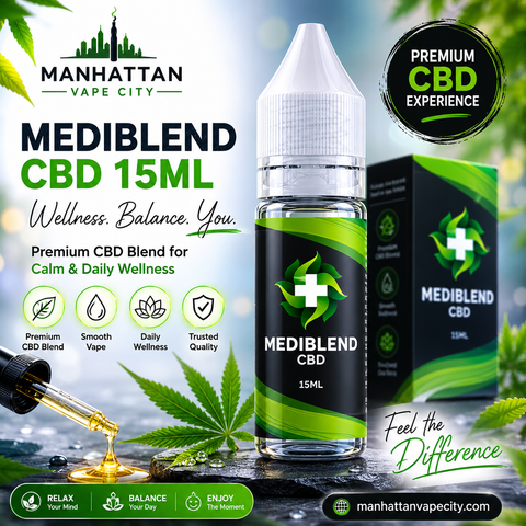 Mediblend CBD 15ML Review: Premium Wellness Vape for Calm & Balance