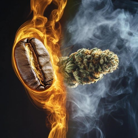 Cannabis and Coffee, THC and Caffeine, Best Cannabis Strains for Coffee, Cannabis Effects, Coffee and Weed