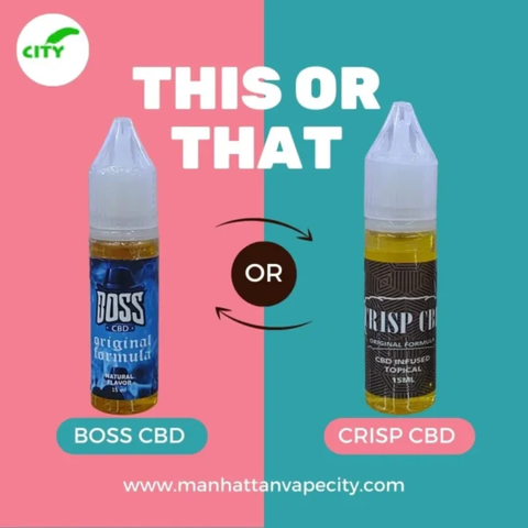 Boss CBD vs. Crisp CBD: Which One is Best for You?