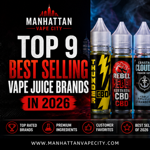 Top 9 Best Selling Vape Juice Brands 2026