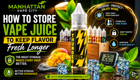 How to Store Vape Juice to Keep Flavor Fresh Longer