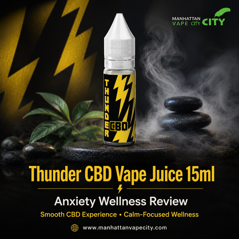 Thunder CBD Vape Juice 15ml Review: Anxiety Wellness & Smooth Relaxation Support