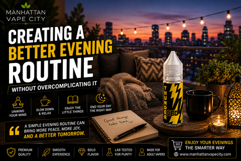 Creating a Better Evening Routine Without Overcomplicating It | Manhattan Vape City