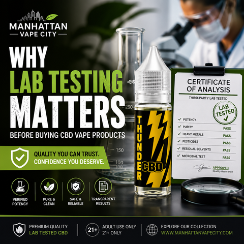 Why Lab Tested CBD Vape Products Matter Before You Buy