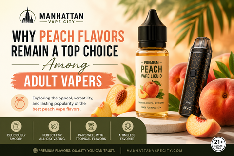 Why Peach Flavors Remain a Top Choice Among Adult Vapers