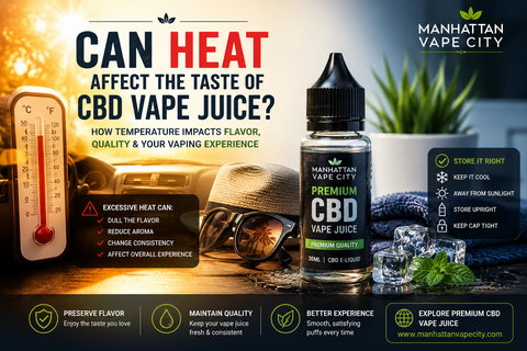 Can Heat Affect the Taste of CBD Vape Juice? | Manhattan Vape City