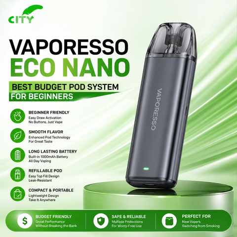 Vaporesso Eco Nano – Best Budget Pod System for Beginners
