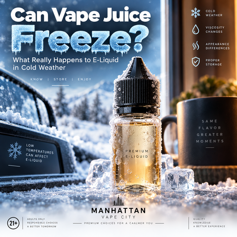 Can Vape Juice Freeze? What Really Happens to E-Liquid in Cold Weather