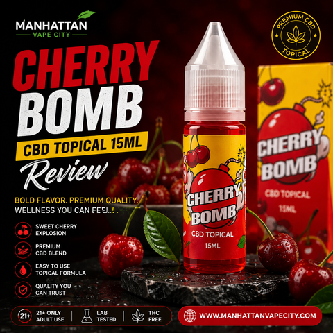 Cherry Bomb CBD Topical 15ML Review: A Bold CBD Blend with Cherry Flavor Appeal