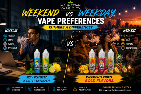 Weekend vs Weekday Vape Preferences: Is There a Difference?