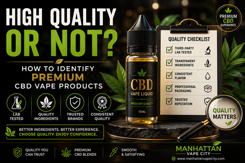 How to Identify High Quality CBD Vape Products