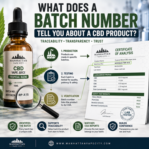 What Does a Batch Number Tell You About a CBD Product?