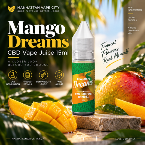 Mango Dreams CBD Vape Juice 15ml: A Closer Look Before You Choose