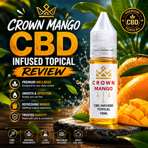 Crown Mango CBD Infused Topical 15ML Review | Premium CBD Wellness Product