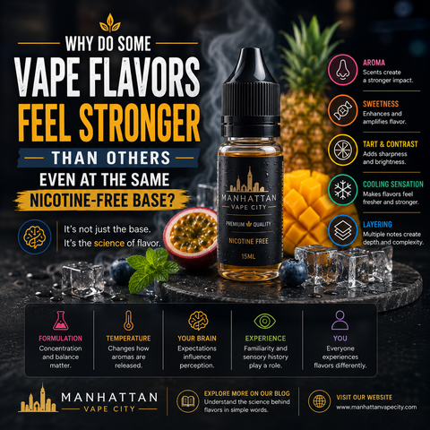 Why Do Some Vape Flavors Feel Stronger Than Others?