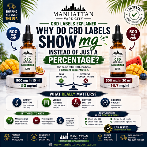 CBD mg Meaning: Why Labels Use mg Instead of Just a Percentage