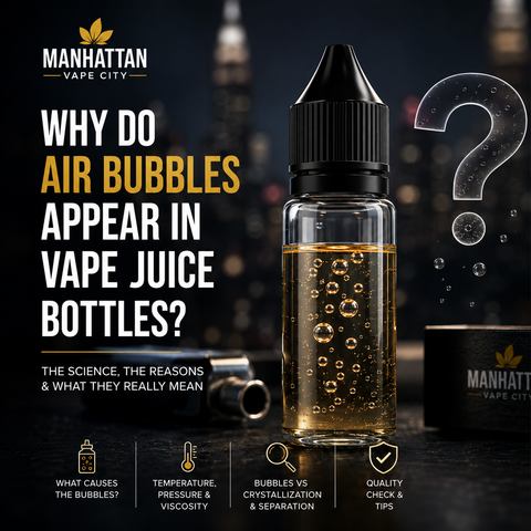 Why Do Air Bubbles Appear in Vape Juice Bottles?