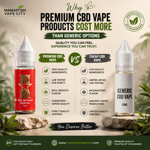 Premium CBD Vape vs Cheap CBD Vape: What's the Real Difference?
