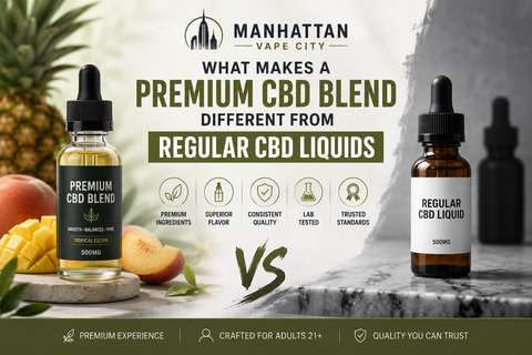 Premium CBD Blend vs Regular CBD Liquid: What's the Difference?