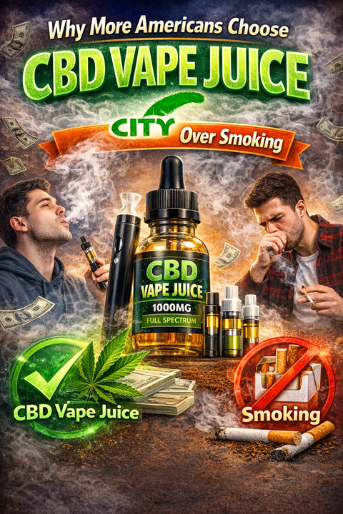 Why More Americans Choose CBD Vape Juice Over Smoking