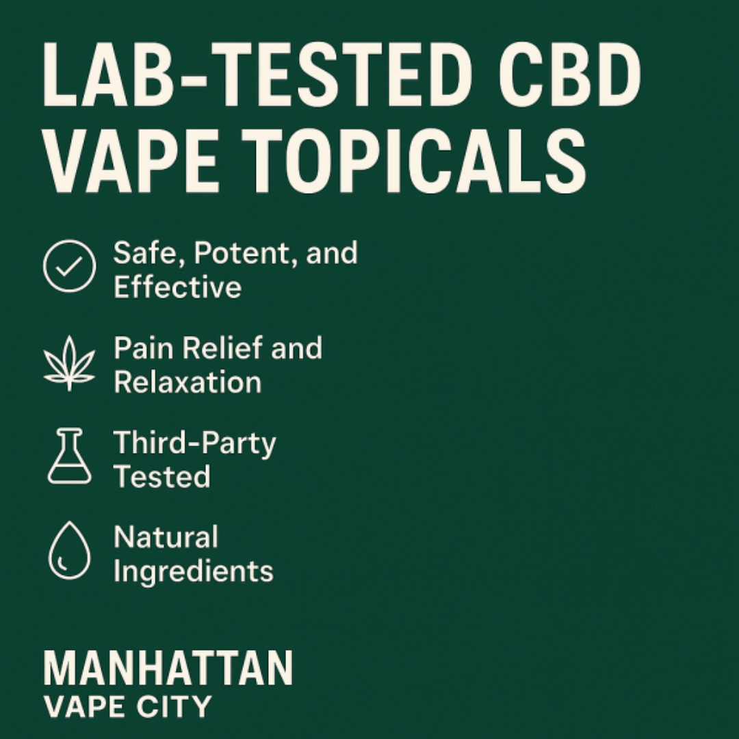Why Lab-Tested CBD Vape Topicals Are Taking Over the Wellness World ...