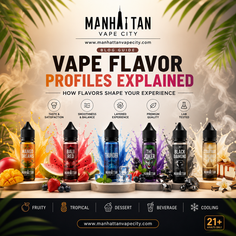 Vape Flavor Profiles Explained | Fruity, Tropical & Dessert Flavors