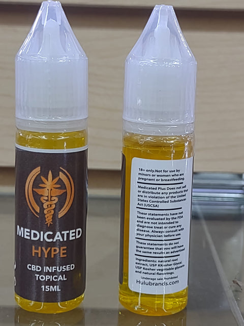Medicated Hype Tropical CBD Vape Juice 15mL Bottle – Manhattan Vape City