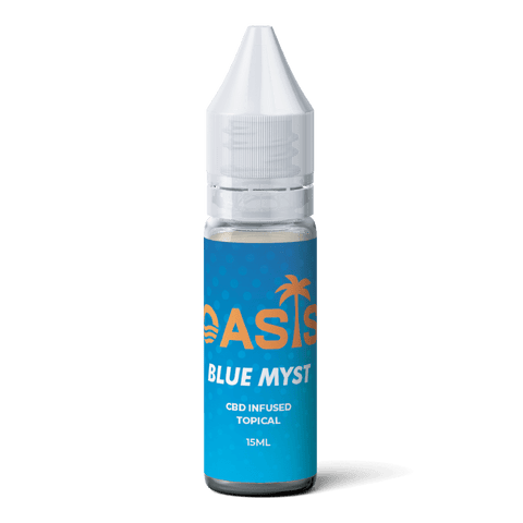 Oasis Blue Mist CBD Vape Juice 15mL Bottle – Manhattan Vape City