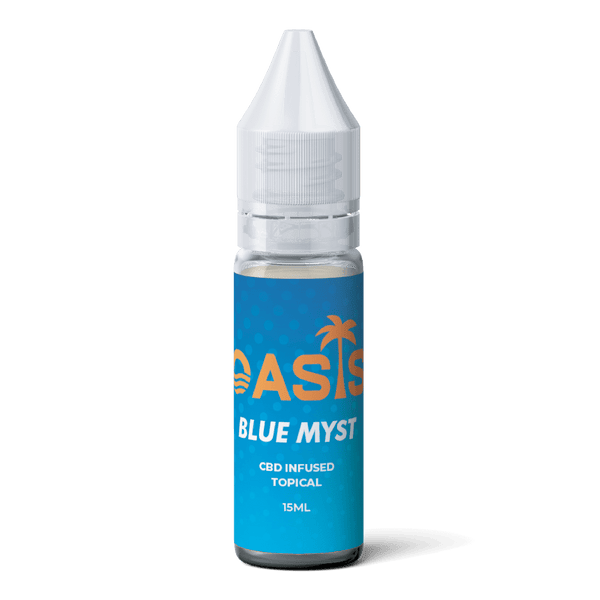 Oasis Blue Mist CBD Vape Juice 15mL Bottle – Manhattan Vape City